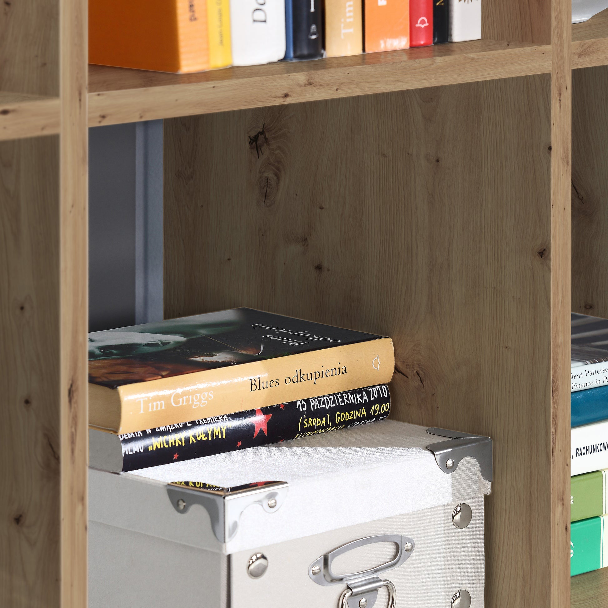 Mauro Singular Storage Unit in Artisan Oak