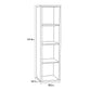 Mauro 3 Shelves Storage Unit in Matt White