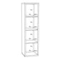 Mauro 3 Shelves Storage Unit in Matt White