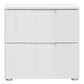 Sienna Bedside in White/White High Gloss