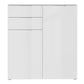 Sienna Chest of Drawers in White/White High Gloss