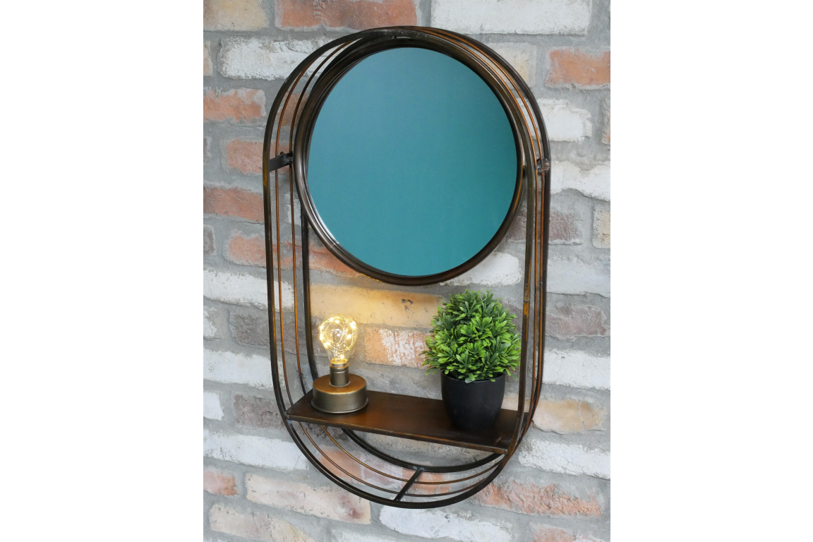 Dutch Mirror With Shelf