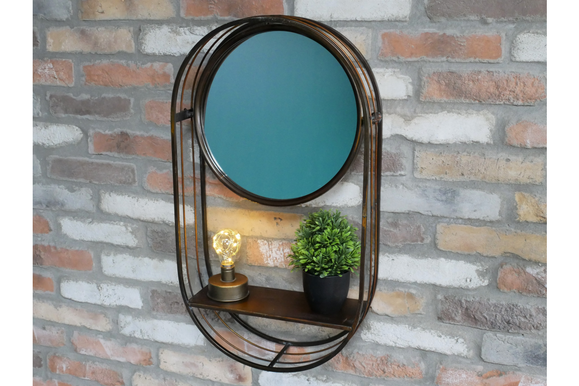 Dutch Mirror With Shelf