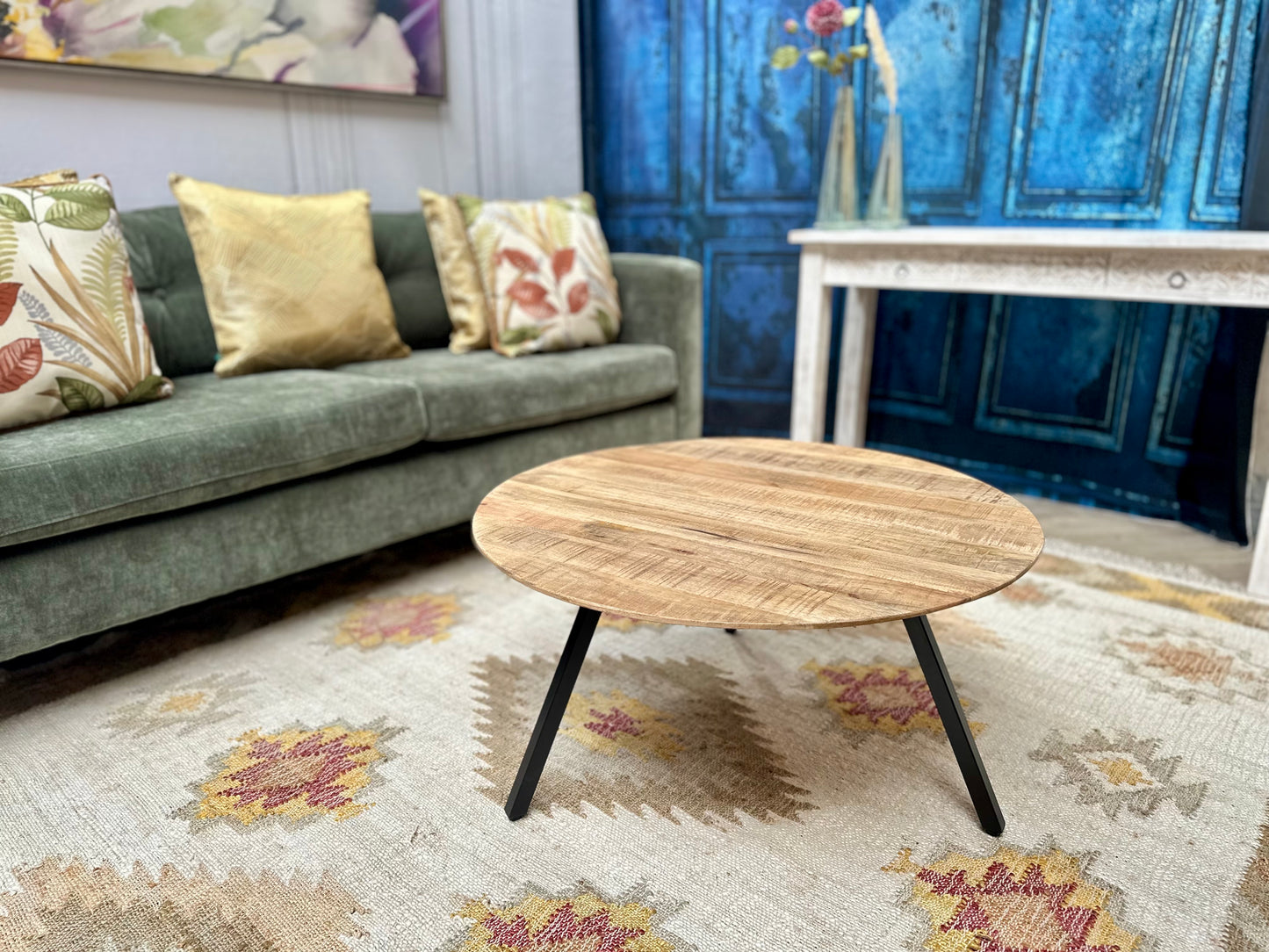 Cecile Classic Mango Wood Coffee Table