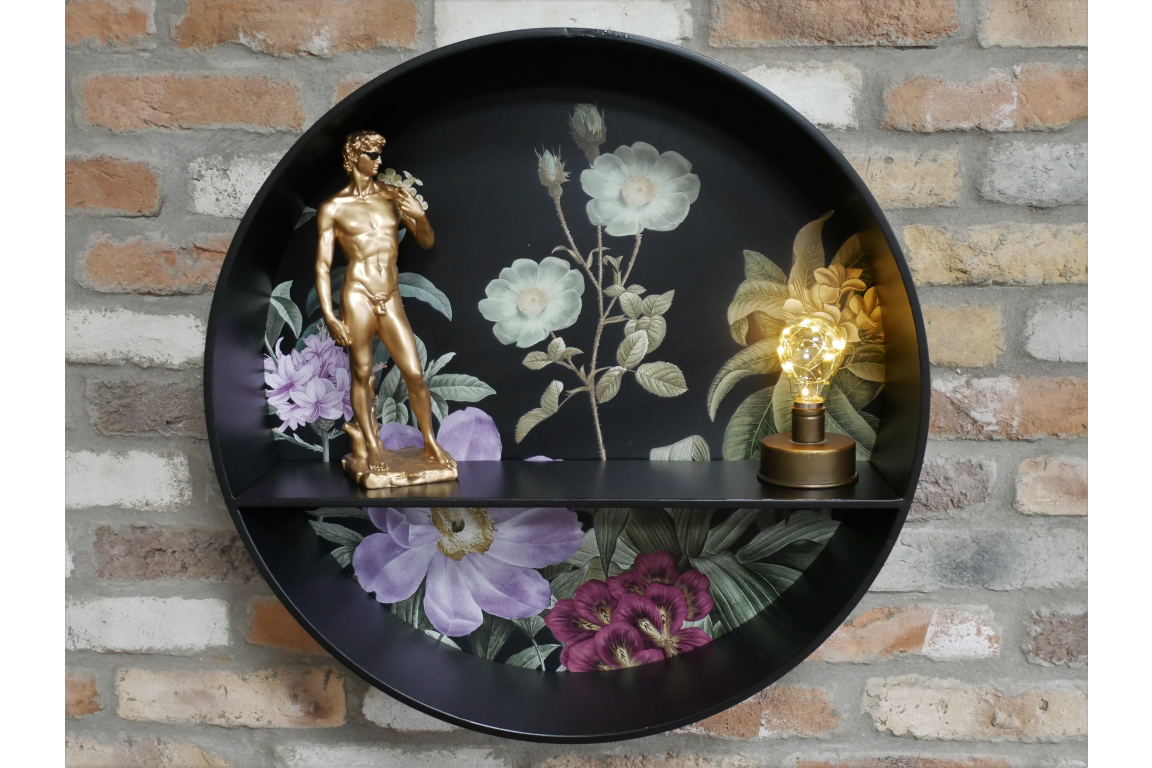 Floral Shelf Wall Unit