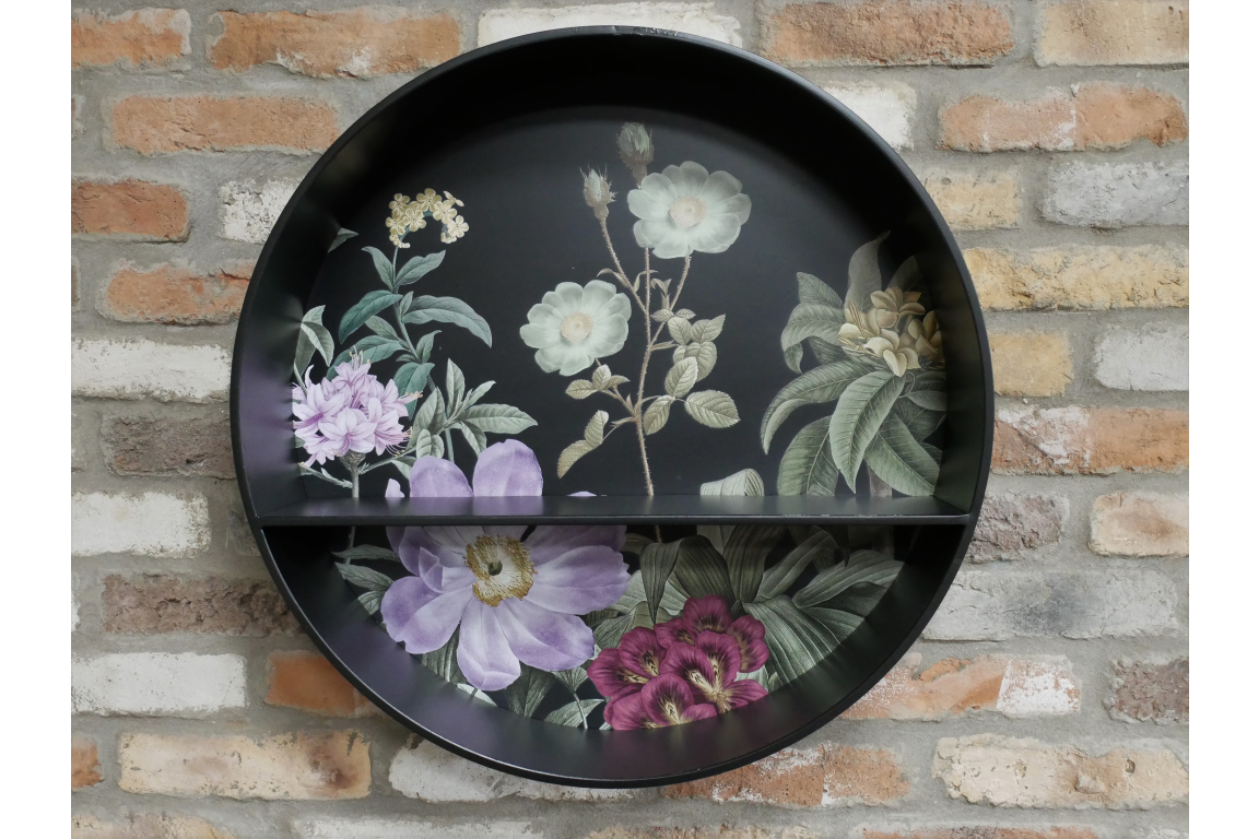 Floral Shelf Wall Unit