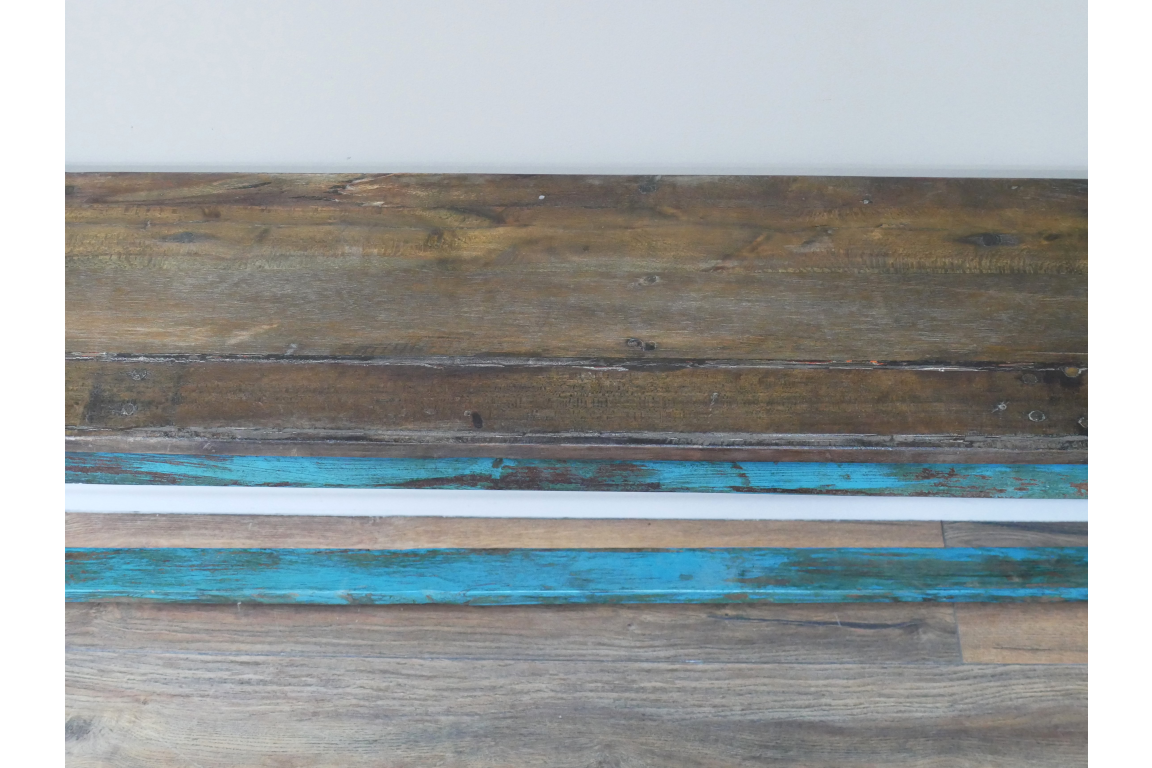 Reclaimed Blue Bench - Large