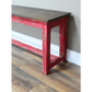 Reclaimed Red Bench - Large