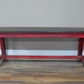 Reclaimed Red Bench - Small