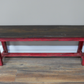 Reclaimed Red Bench - Small