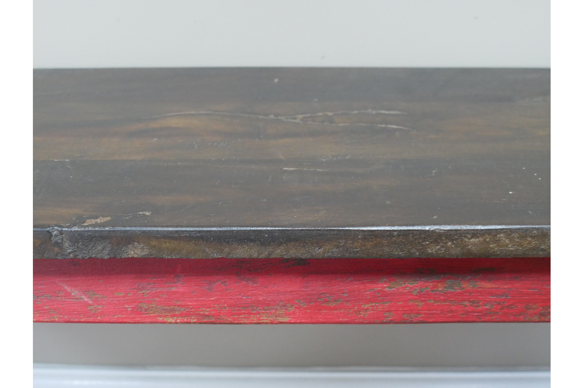 Reclaimed Red Bench - Small