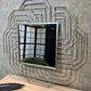 Geo Metal Framed Wall Mounted Accent Mirror