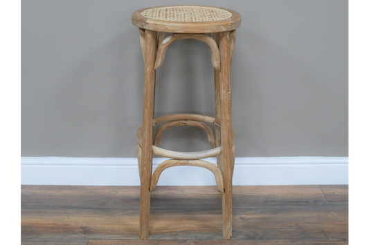 Natural Rattan Stool (Large)