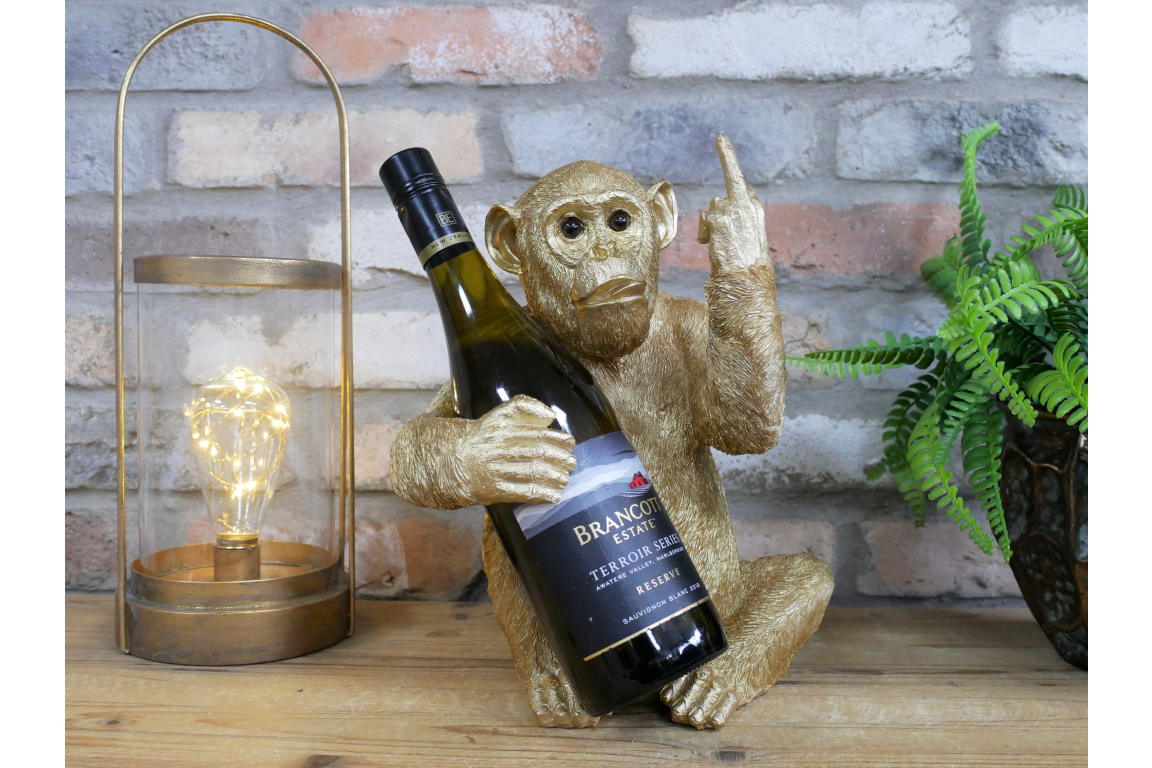 Up Yours Monkey Wine Holder