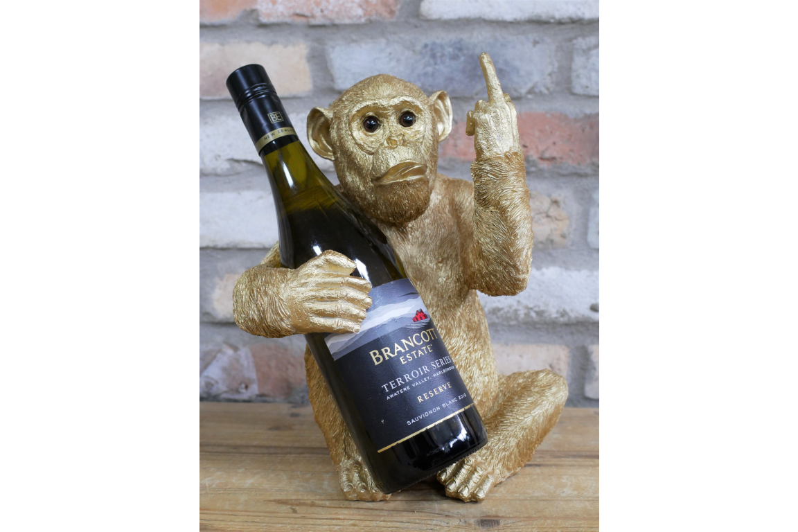 Up Yours Monkey Wine Holder