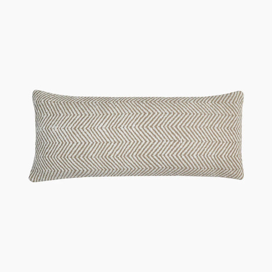 Cream Magic feather-filled Cotton Cushion