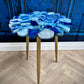 Myra Blue Agate End Table