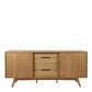 Marte 2 Door 4 Drawers Sideboard in Oak