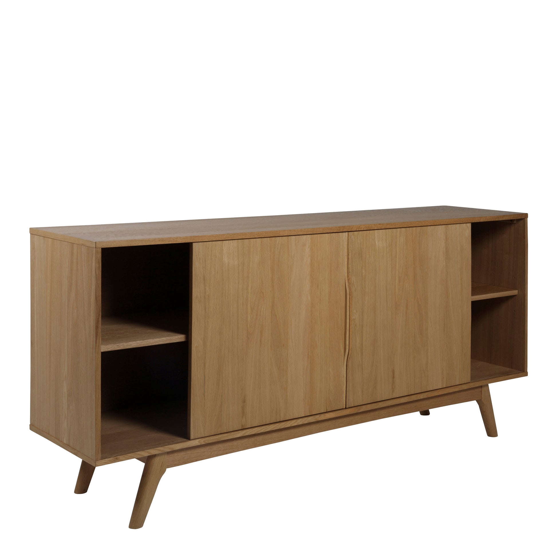 Marte 2 Door 4 Drawers Sideboard in Oak