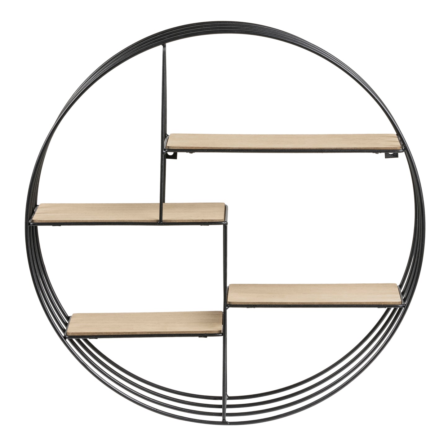 Darkenberg Round Metal Wall Shelf