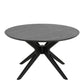 I_Duncan Round Coffee Tablein Black 80x45cm