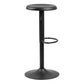 Finch Black Bar Stool without Back Set of 2