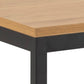 Seaford Dining Table in Black & Oak