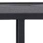 Seaford Octagonal Metal Wall Shelf in Black