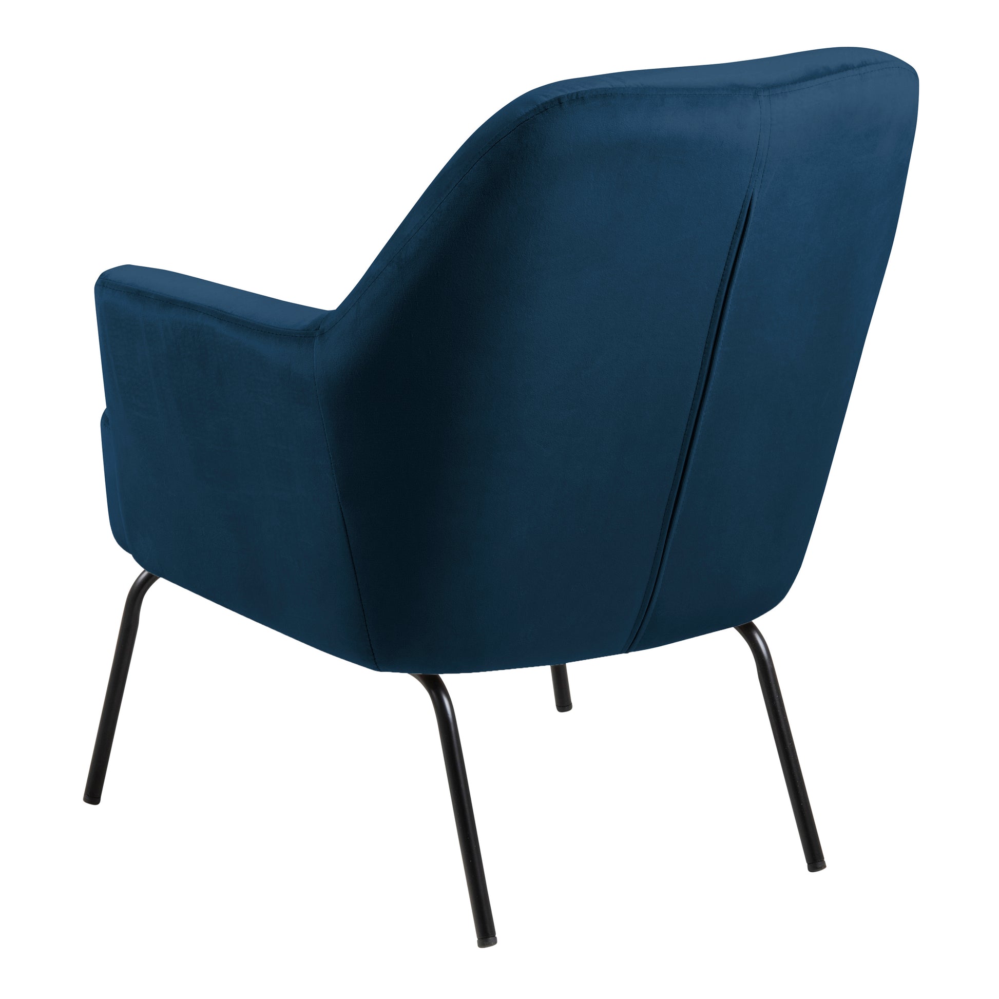 Melissa Lounge Chair in Navy Blue