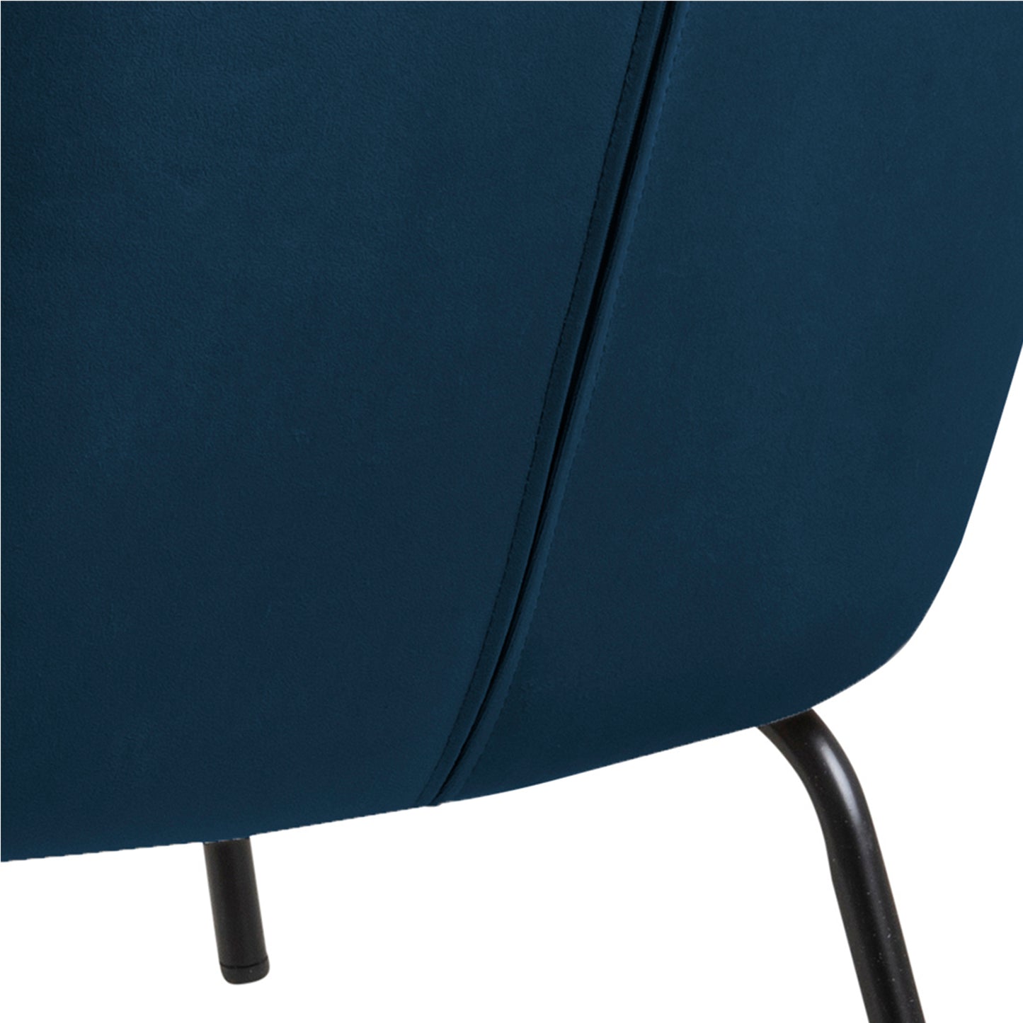 Melissa Lounge Chair in Navy Blue