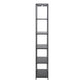 Newcastle Tall Bookcase with 5 Shelves in Matt Black