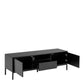 Seaford 2 Door 1 Drawer TV Unit in Ash Black