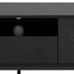 Seaford 2 Door 1 Drawer TV Unit in Ash Black