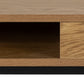 Willford Coffee Table in Oak & Black