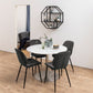 Femke Dining Chair in Anthracite Set of 4