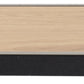 Seaford Black Metal Coat Rack with Oak Top