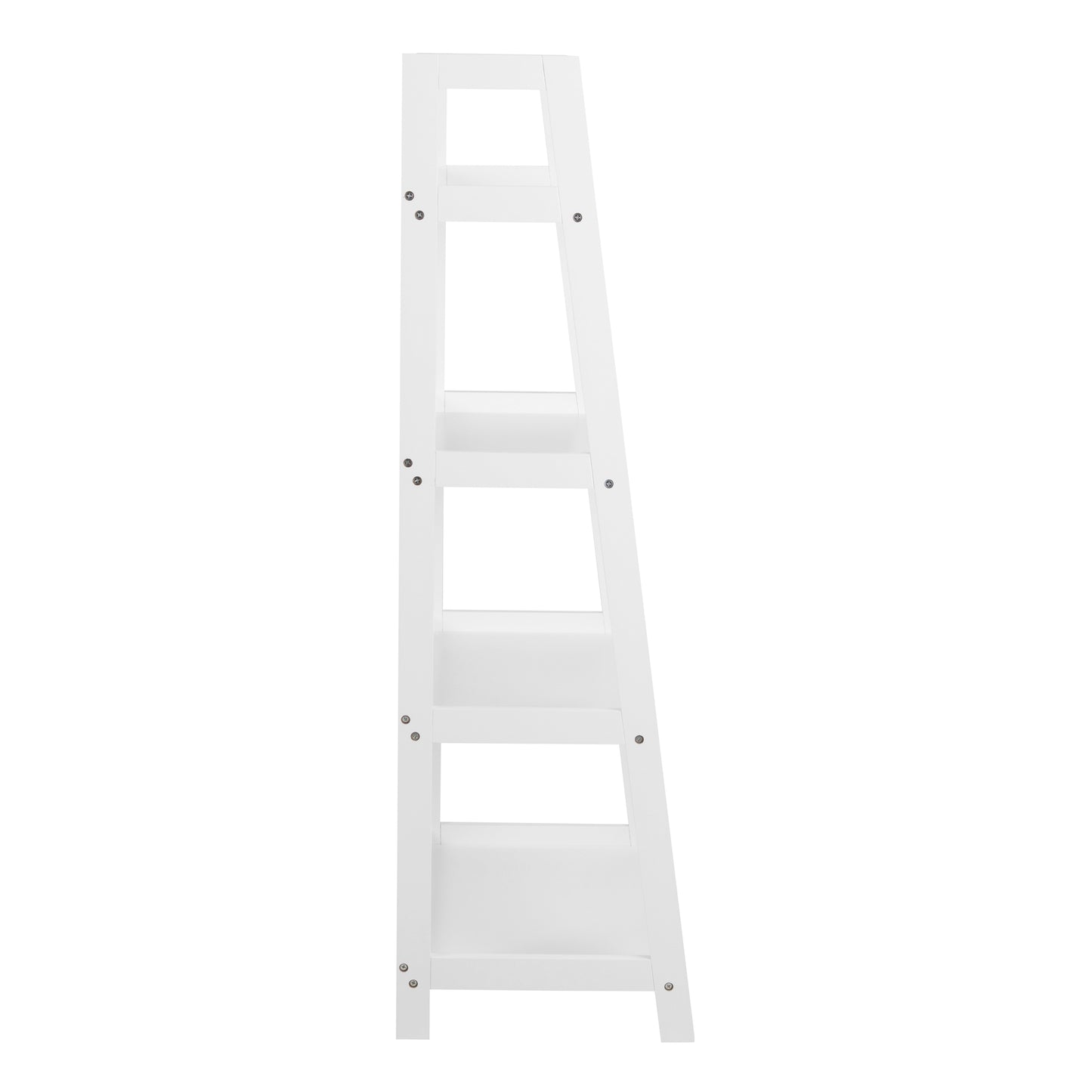 Wally Bookcase with 4 Shelves in White