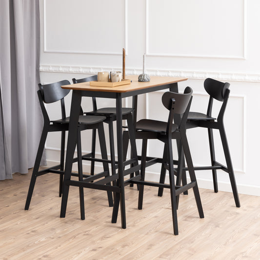 Roxby Bar Stool in Oak Set of 2