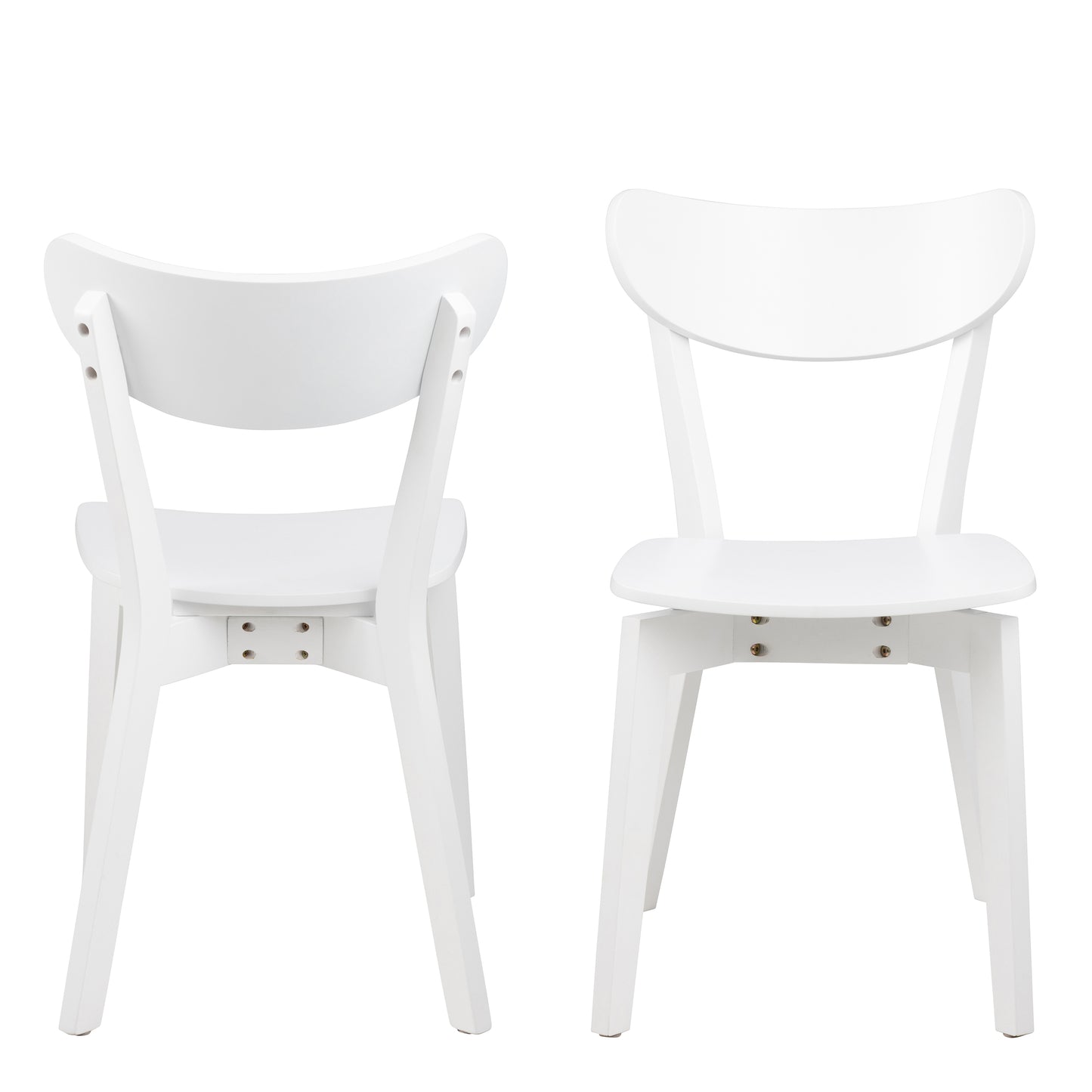 Roxby Dining Chair in White Set of 2