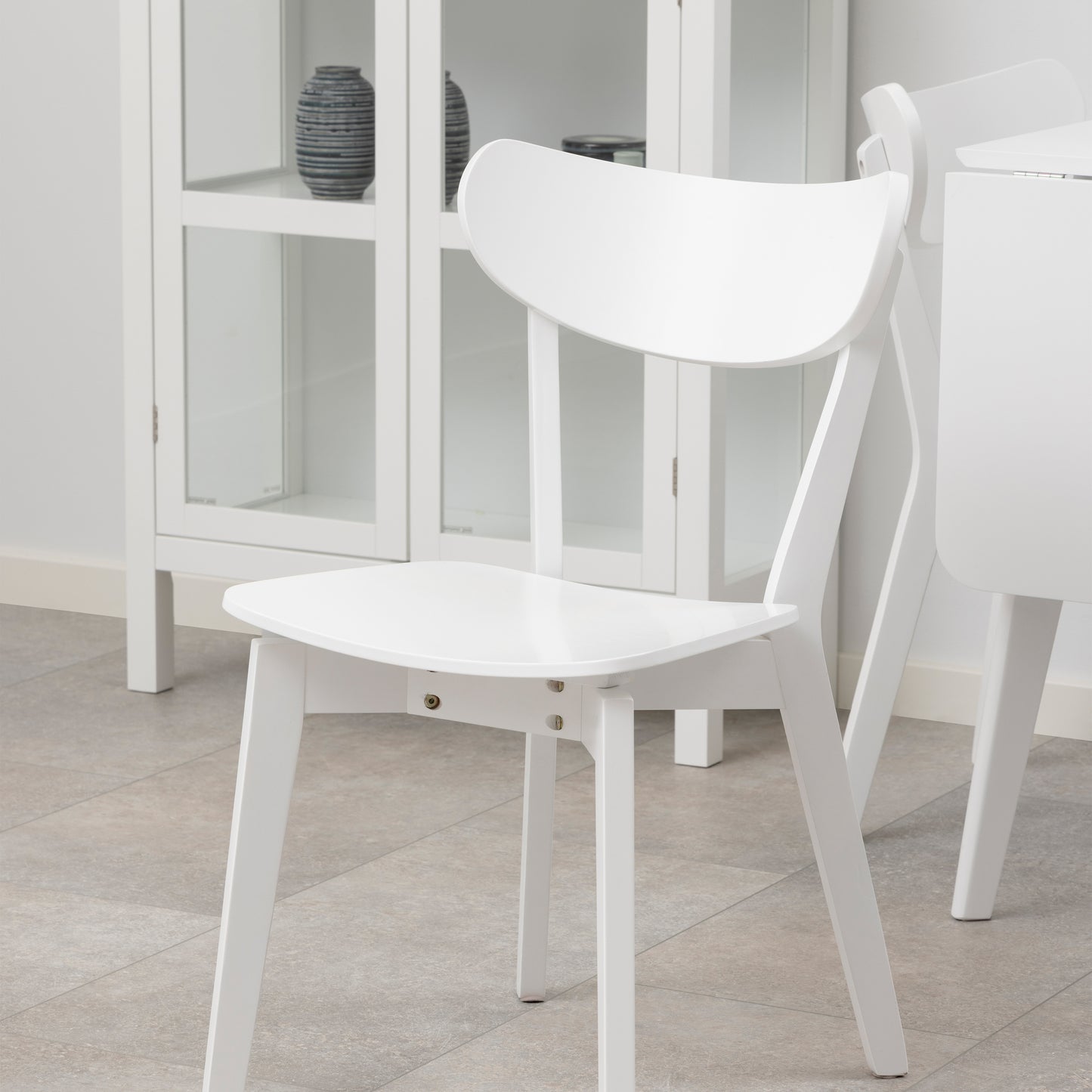 Roxby Dining Chair in White Set of 2