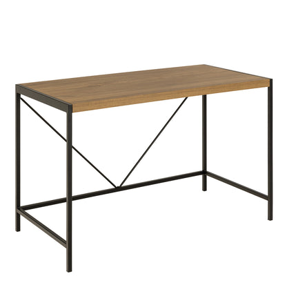 Bahamas Office Desk in Black and Oak