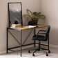 Bahamas Office Desk in Black and Oak