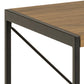 Bahamas Office Desk in Black and Oak