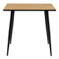 Wilma Small Dining Table in Oak & Black Legs