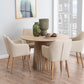 Christo Round Dining Table in White Oak