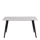 Wicklow Ceramic Dining Table in White