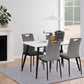 Wicklow Ceramic Dining Table in White