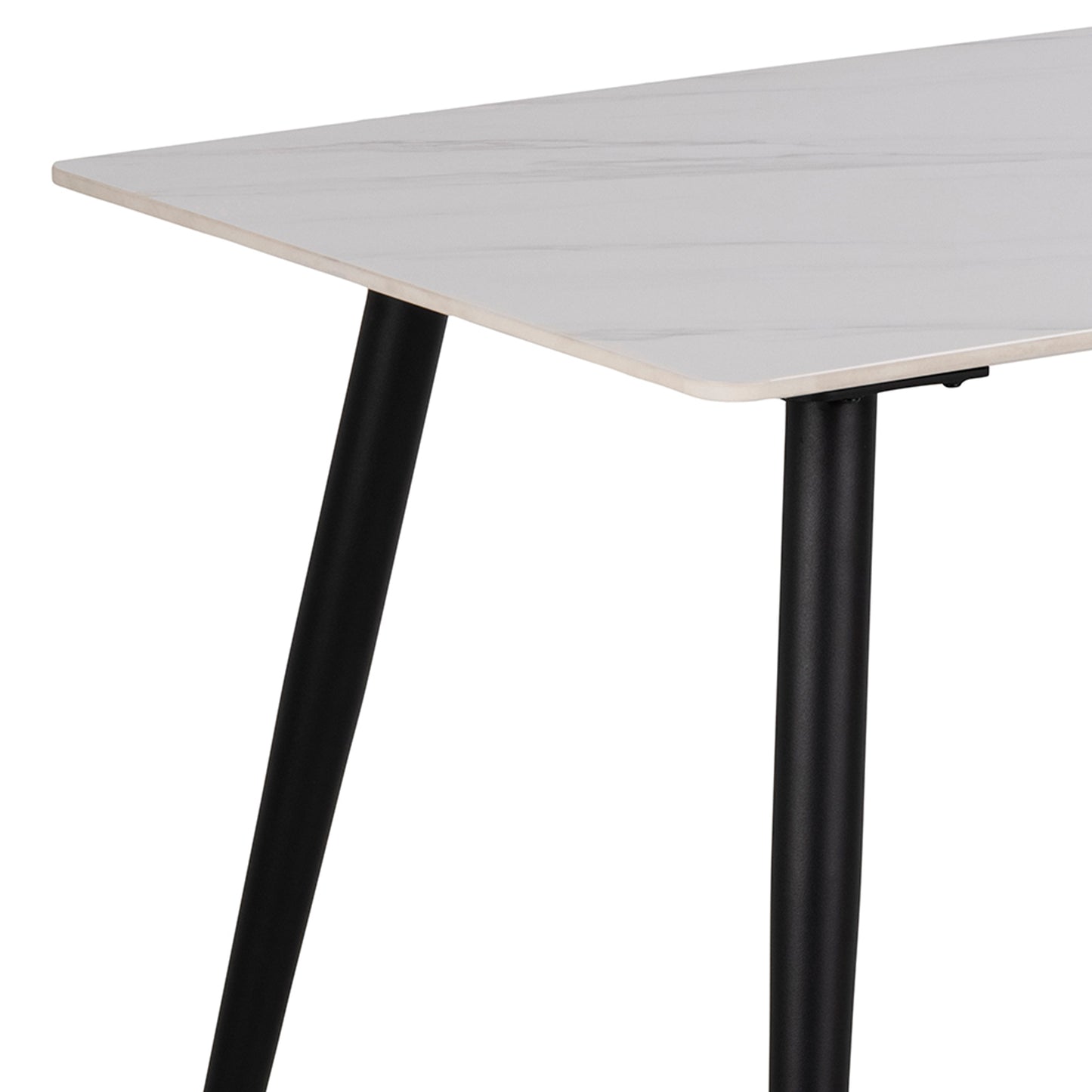 Wicklow Ceramic Dining Table in White