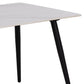 Wicklow Ceramic Dining Table in White