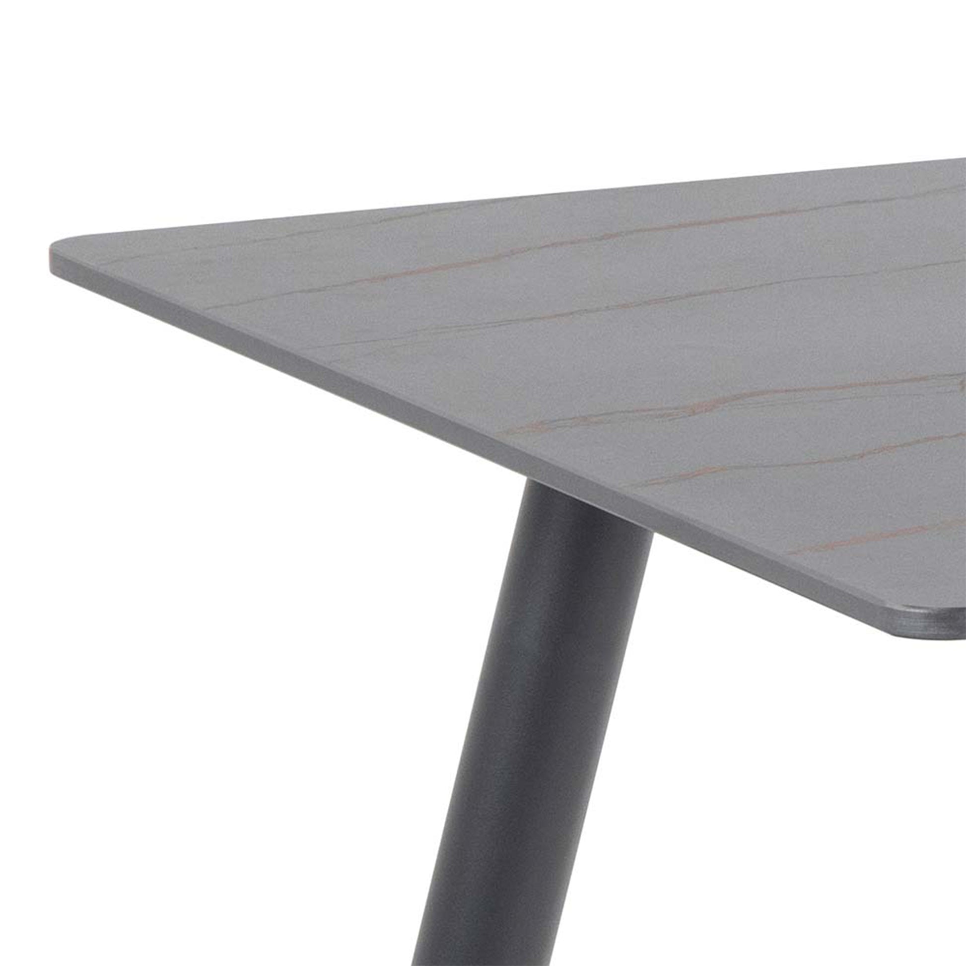 Wicklow Ceramic Dining Table in Black